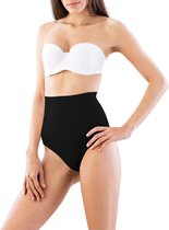 Hoge Taille Corrigerend Ondergoed - String - Zwart - XL