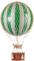 Authentic Models - Luchtballon Royal Aero - zilver/groen - diameter luchtballon 32cm