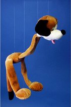 Marionette pop - Hond - Puppet dog - 70 cm.- Poppenspel - Toneelspel - Theater
