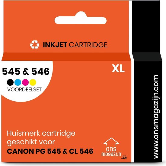 Voordeelset - Vervanger voor Canon 545 XL & 546 XL