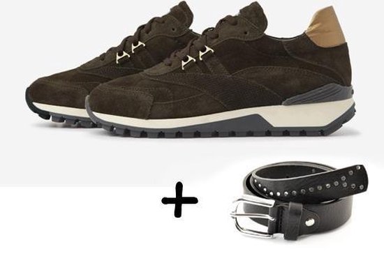 Via Vai Lynn Sneakers 5503065 Muschio Taupe Groen Dames Vrouwen Maat 41 +  GRATIS DAMESRIEM | bol.com