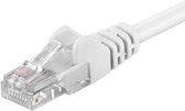 Câble patch Danicom CAT5e UTP / câble internet 10 mètres blanc - CCA - câble réseau