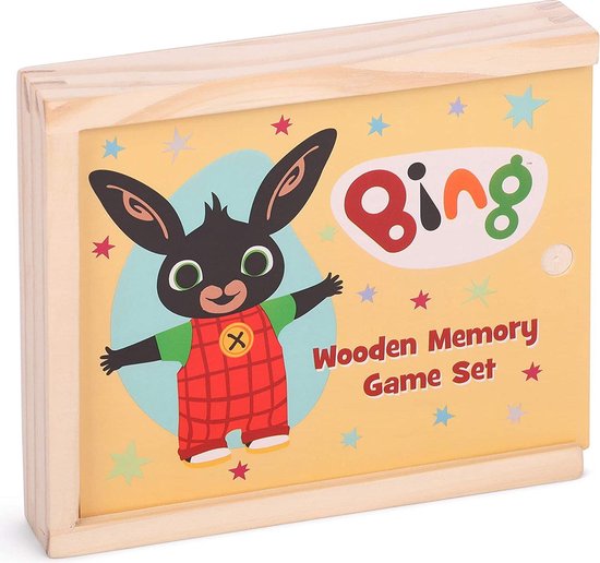 Thumbnail van een extra afbeelding van het spel Bing Houten Memory Geheugen Educatief Speelgoed