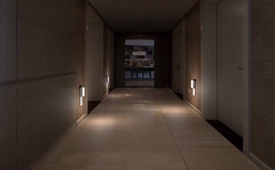 Peerlights 2 x veilleuse LED plug-in / socket-night light avec capteur jour / nuit - LED plug-in - Veilleuse - lumière chaude - dimmable - Pour la chambre bébé / enfant