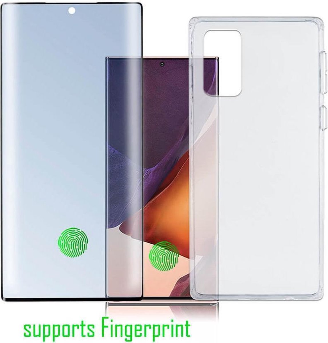 4smarts Samsung Galaxy Note 20 Ultra 360° Premium Protection Set Zwart