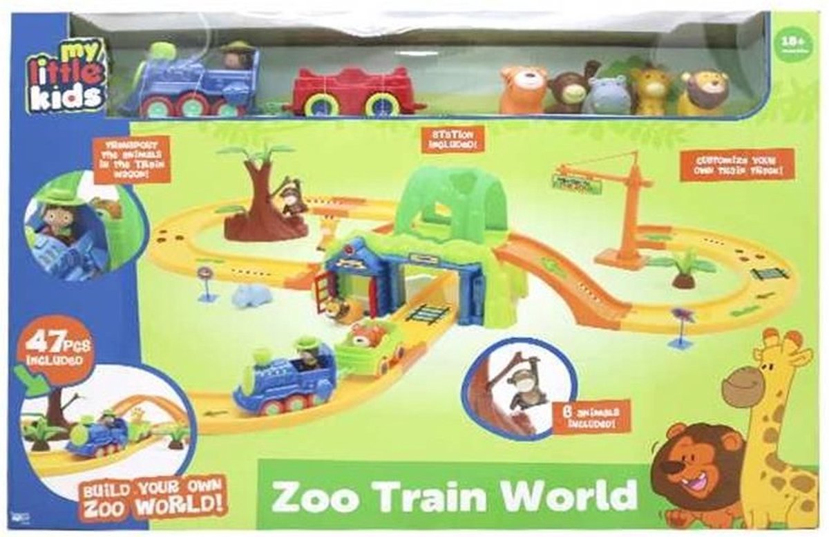 My little best sale zoo train playset