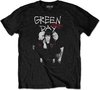 Green Day - Red Hot Heren T-shirt - M - Zwart