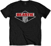 The Beastie Boys Heren Tshirt -S- Logo Zwart