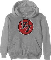 Sweat à capuche / pull Foo Fighters -L- FF Logo Grijs