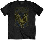 Alice In Chains - Psychedelic Rooster Heren T-shirt - M - Zwart