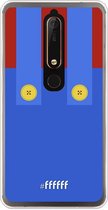 Nokia 6 (2018) Hoesje Transparant TPU Case - It's-a-me, Mario! #ffffff