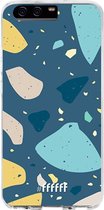 Huawei P10 Hoesje Transparant TPU Case - Terrazzo N°7 #ffffff