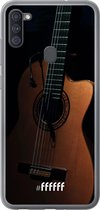 Samsung Galaxy A11 Hoesje Transparant TPU Case - Guitar #ffffff