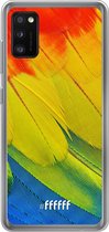 Samsung Galaxy A41 Hoesje Transparant TPU Case - Macaw Hues #ffffff
