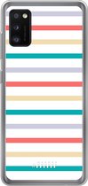 Samsung Galaxy A41 Hoesje Transparant TPU Case - Pastel Tracks #ffffff
