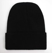 Muts zwart - beanie - black - winter - hat - one size