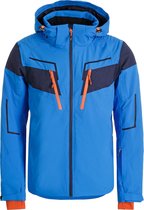 Icepeak Wintersportjas - Maat 48  - Mannen - blauw/donker blauw/oranje