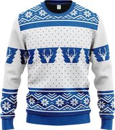 JAP Foute kersttrui - Classic One - Kerst - Dames en heren - Kerstcadeau volwassenen - M - Wit Blauw
