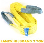 Lanex Hijsband 3 ton - 01 meter - geel