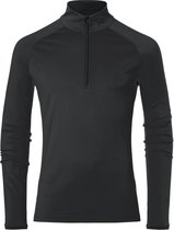 Kjus Feel Midlayer Half-Zip black heren ski pulli zwart