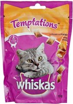 Whiskas temptations droogvoer kip - 105Gram