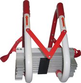 Brandvluchtladder, 5m alu Reddingsladder, vuurladder, ALU-ladder, breiladder, vluchtladder, multifunctionele ladder & veiligheidsladder & brandladder met hoge veiligheid - Brandlad