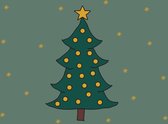 Kerstkaarten - Kerstkaarten met enveloppen - Wenskaarten - Luxe -  Set van 20 stuks - Zonder tekst