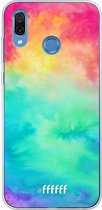 Honor Play Hoesje Transparant TPU Case - Rainbow Tie Dye #ffffff