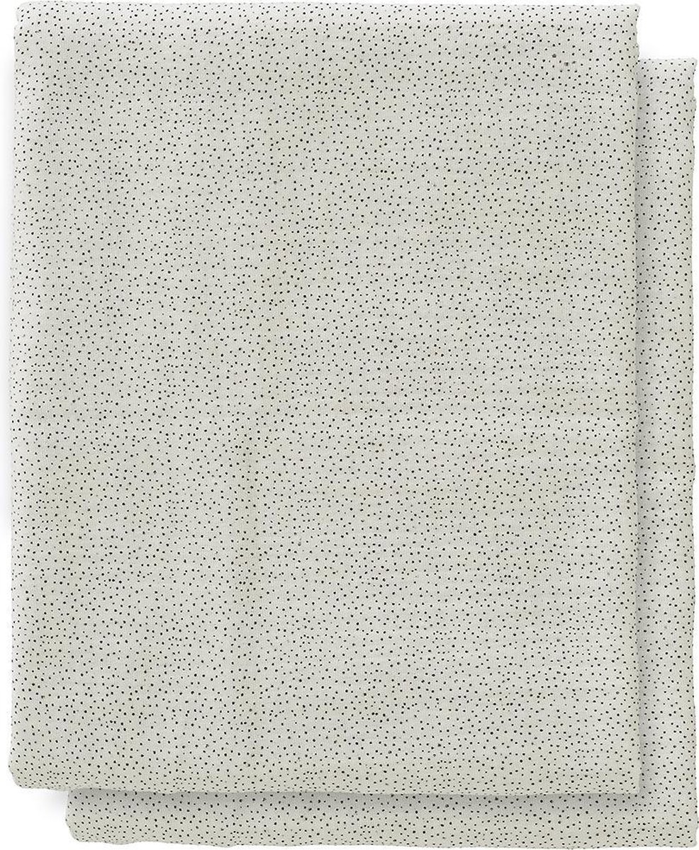 Goedkoopste Cottonbaby Multidoek S - sparkle wit/zwart - Cottonsoft - per set van 2