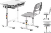 Kinderbureau tekentafel met bureaustoel - ergonomisch in hoogte verstelbaar - schooltafel Kinderbureau tekentafel met bureaustoel - ergonomisch in hoogte verstelbaar - schooltafel