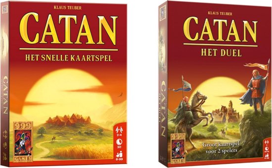 eerste raket bagage Spellenbundel - Kaartspel - 2 stuks - Catan: Het Snelle Kaartspel & Catan:  Het Duel... | bol.com