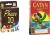 Afbeelding van het spelletje Spellenbundel - Kaartspel - 2 stuks - Phase 10 & Catan Junior