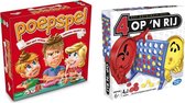 Spellenbundel - Bordspel - 2 Stuks - Poepspel & Hasbro 4 Op 'N Rij