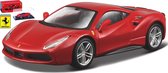 Bburago FERRARI 488 GTB 1:43 - rood