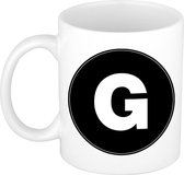 Mok / beker met de letter G voor het maken van een naam / woord - koffiebeker / koffiemok - namen beker