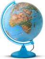 ARCA Wereldbol Globe met ledverlichting - Nederlandstalig - 25 cm