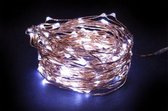 KERSTBOOMVERLICHTING | 12 METER | 120 WITTE LED LAMPEN | KOPEREN DRAAD|  7.5V