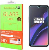 DrPhone Oneplus 6T Glas - Glazen Screen protector - Tempered Glass 2.5D 9H (0.26mm)