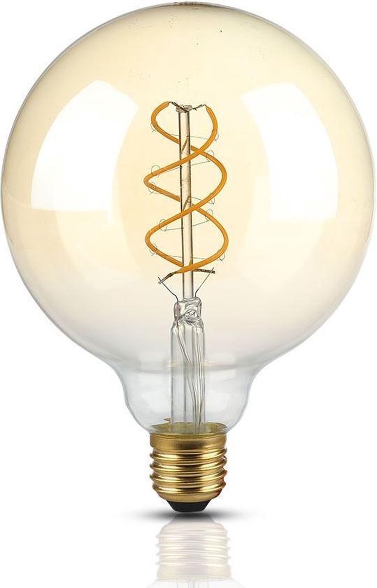 Ampoule LED filament E27 vintage G125 4W 250Lm 2000K - garantie 2 ans