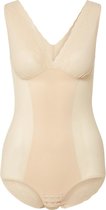 MAGIC Bodyfashion Scallop Sheer Body - Latte - Maat XL