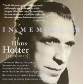Hans Hotter - In Memoriam (2 CD)