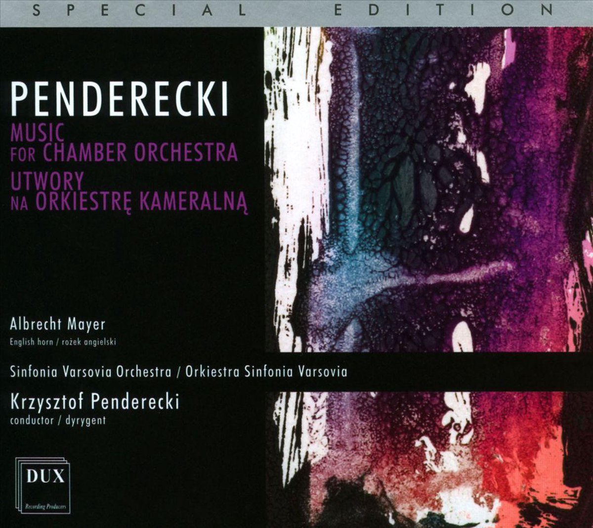 Sinfonia Varsovia Orchestra / - Penderecki: Music For Chamber Orche