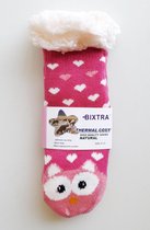 Bixtra Fashion huissokken - Unisex - Kindersokken - Verwarmde sokken - Anti Slip Sokken - Fleece Sokken - Dikke Sokken - Fluffy Sokken - Slofsokken - Warme Sokken - Bedsokken - Gevoerde Sokke