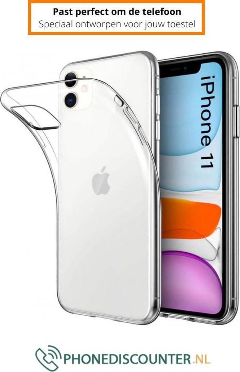 Fooniq Anti Shock Siliconen Hoesje Transparant - Geschikt Voor Apple iPhone X/XS/11