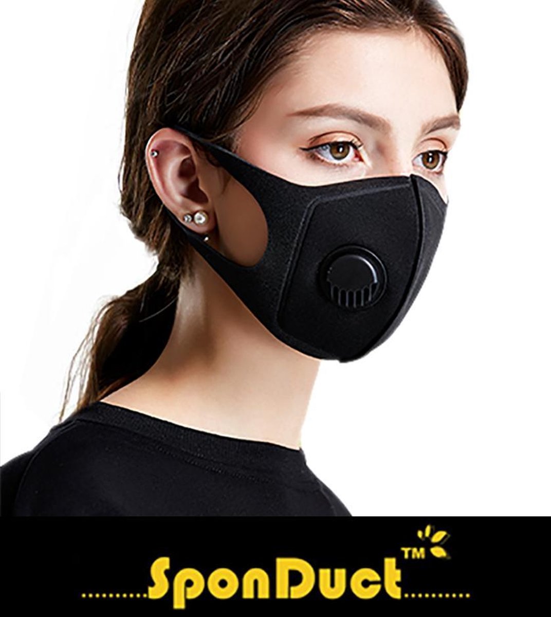 SponDuct® 3D Filter Mask - Mondmasker - OV - Mondkapje - Wasbaar - Mond Maskers - SponDuct®