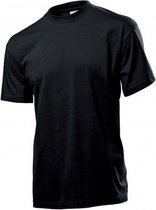Zwart t-shirt ronde hals 2XL