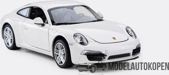 Miniature voiture auto 1:24 Elly Porsche 911 Carrera 4S Blanc diecast  Modèle Mr