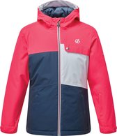 Dare 2b Dare 2b Depend Wintersportjas - Maat 164  - Unisex - roze/donker blauw/wit