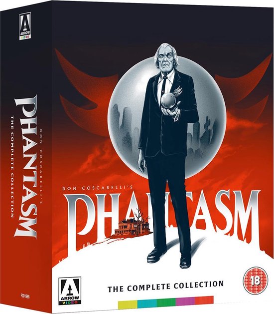 Phantasm: The Complete Collection boxset met een afbeelding van The Tall Man.