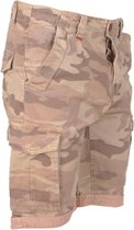 MZ72 - Heren Bermuda - Fresharmy - Camouflage - Beige -